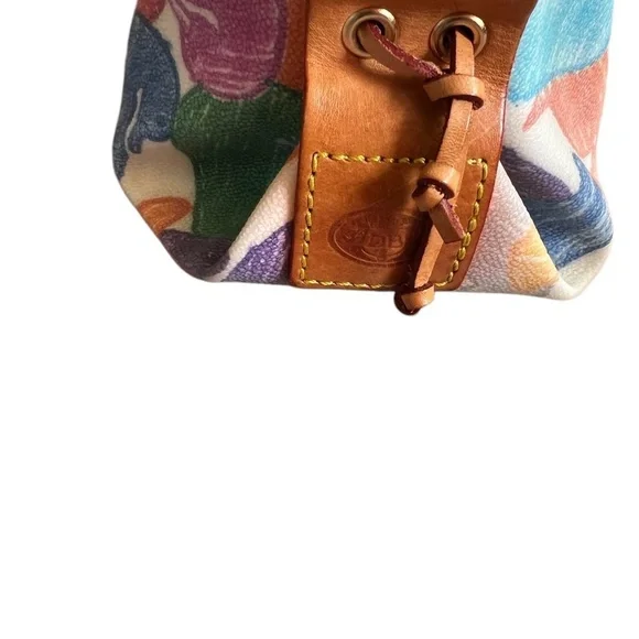 Vintage Dooney‎ & Bourke Scribble Hearts Duck Patterns Handbag